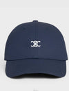 Triomphe logo cotton ball cap navy - CELINE - BALAAN 3