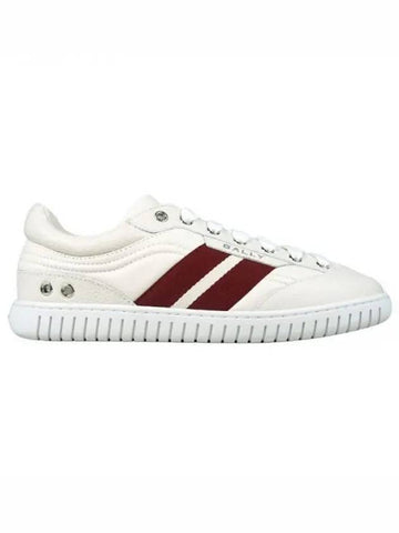 Palmy Leather Low-Top Sneakers White - BALLY - BALAAN 1