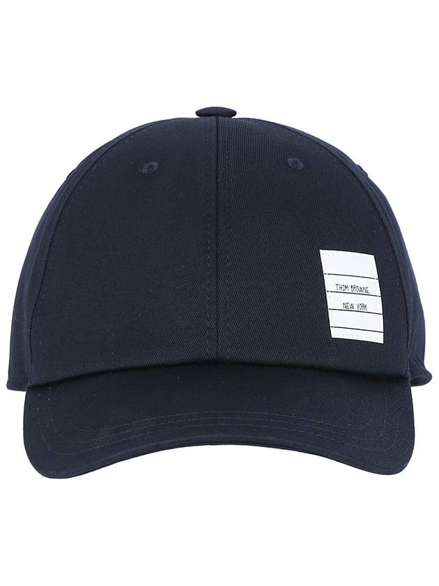 Classic Logo Patch Ball Cap Navy - THOM BROWNE - BALAAN 2