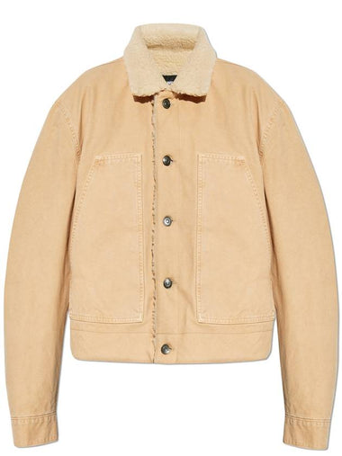 Dsquared2 Insulated Denim Jacket, Women's, Beige - DSQUARED2 - BALAAN 1