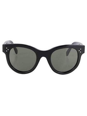 S003 Mineral Glass Cat Eye Sunglasses Black - CELINE - BALAAN 1