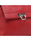 Ferragamo Classic Sophia Bag Red Silver 21 A896 Cross - SALVATORE FERRAGAMO - BALAAN 6