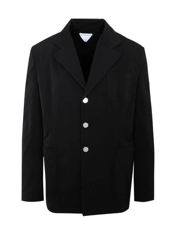 Nylon Blazer Jacket Black - BOTTEGA VENETA - BALAAN 1