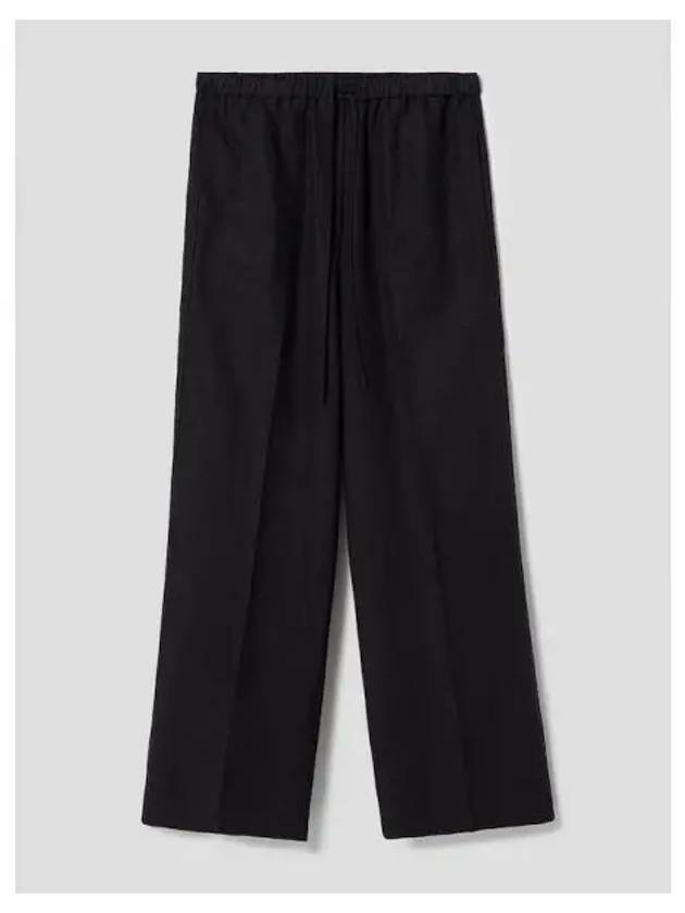 Women s Fluid Drawstring Strap Adjustable Pants Trousers Black Domestic Product GM0024040250748 - TOTEME - BALAAN 1