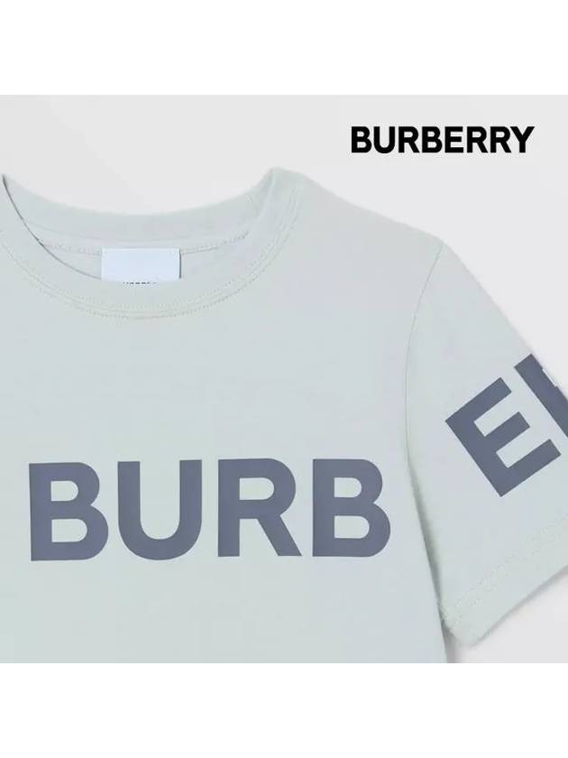 Kids Horseferry Cotton Short Sleeve T Shirt Sterling Gray 8047556 12Y 14Y - BURBERRY - BALAAN 4