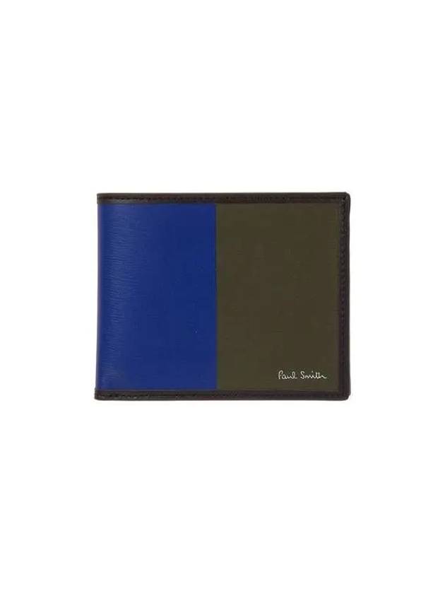 Color Block Bifold Wallet Blue 271664 - PAUL SMITH - BALAAN 1