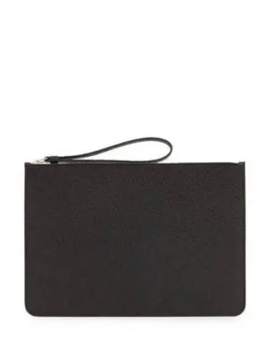 Stitched Leather Clutch Bag Black - MAISON MARGIELA - BALAAN 2