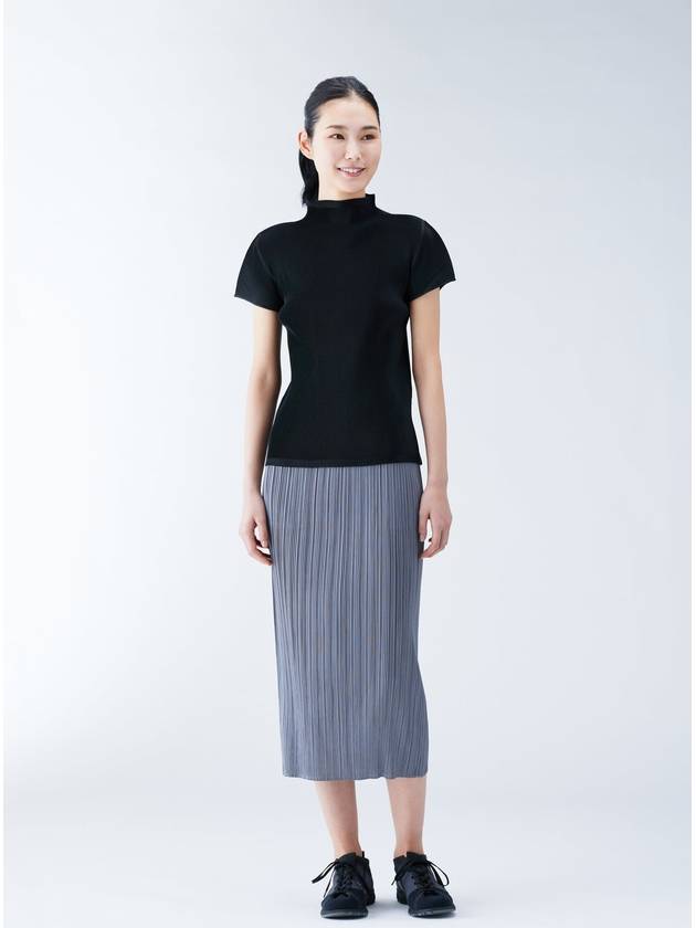 Pleats Please Mist Half Neck Short Sleeve Tee - ISSEY MIYAKE - BALAAN 2