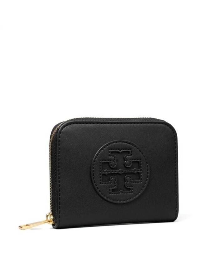 Ella Bio Small Zipper Card Wallet Black - TORY BURCH - BALAAN 4