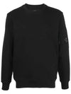 Diagonal Raised Fleece Sweatshirt Black - CP COMPANY - BALAAN 2