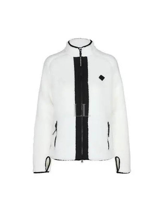 Juniper Pile Mid Layer Shearling Jacket White - J.LINDEBERG - BALAAN 2