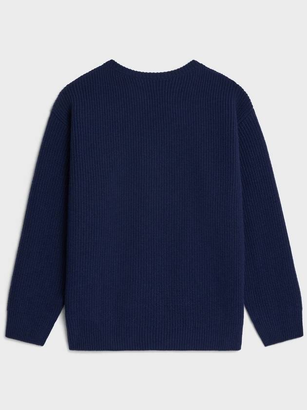 oversized crew neck sweater wool - CELINE - BALAAN 4