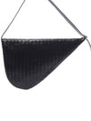 Intrecciato Virgule Cross Bag Black - BOTTEGA VENETA - BALAAN 3