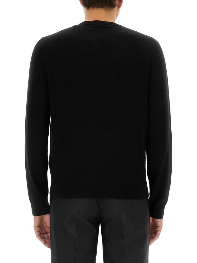 K-Vieri Logo Embroidery Sweatshirt Black - DIESEL - BALAAN 4