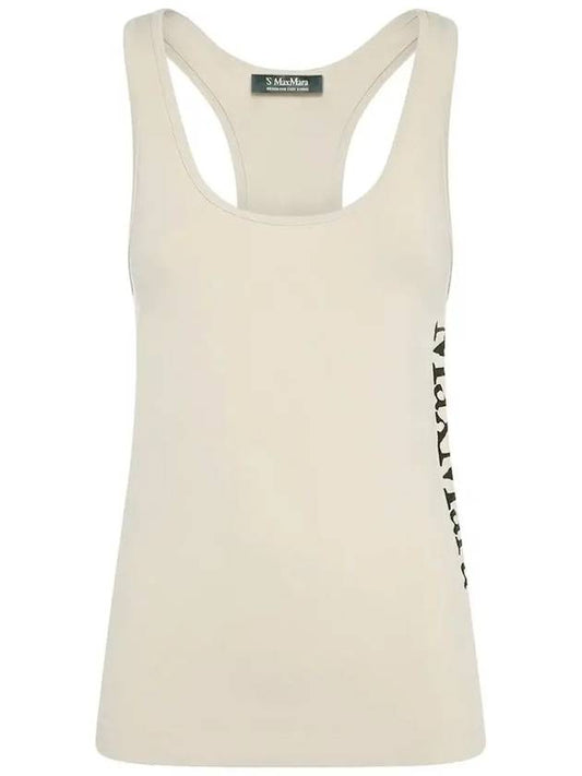 FORTUNA logo sleeveless top ecru 99460329 004 - MAX MARA - BALAAN 1