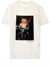 20FW PBJT793D P557S 2357 The Rockstar Slim Fit Short Sleeve T-Shirt White Men's T-Shirt TR - NEIL BARRETT - BALAAN 1