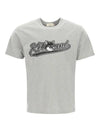 Varsity Fox Cotton Short Sleeve T-Shirt Grey - MAISON KITSUNE - BALAAN 1