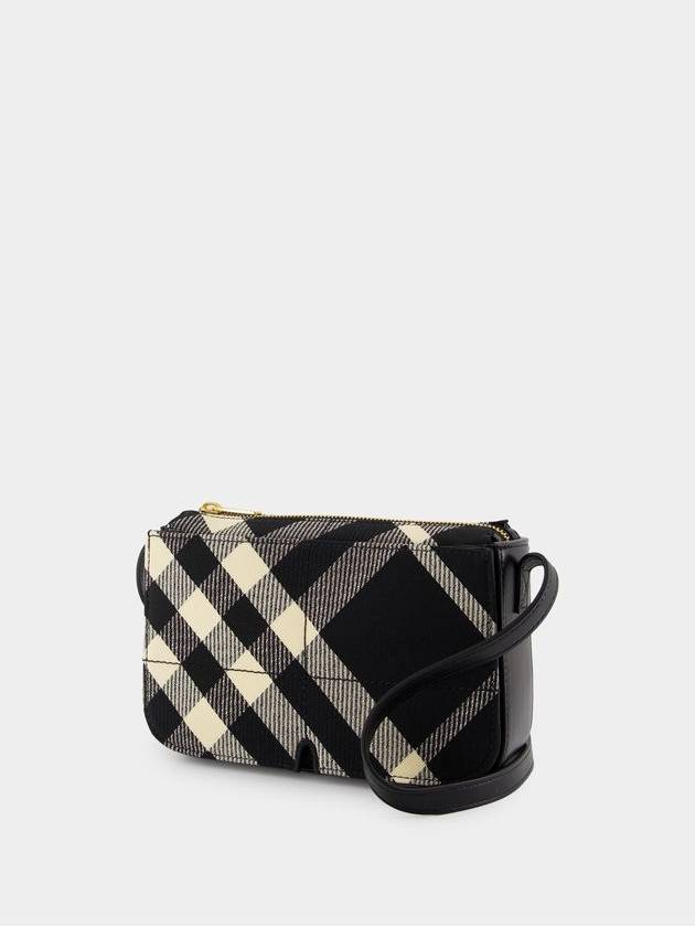 Snip Check Cross Bag Black - BURBERRY - BALAAN 3