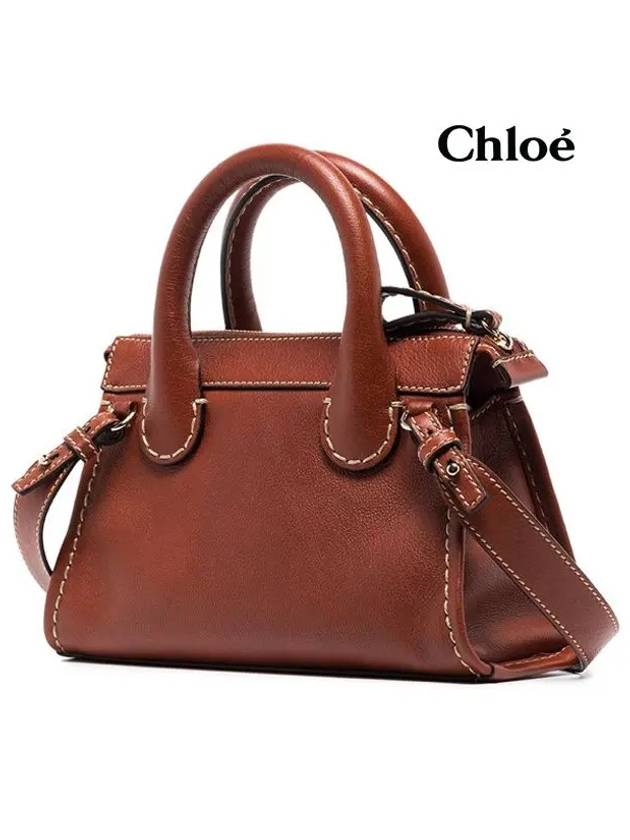 Edith Mini Shoulder Tote Bag Brown - CHLOE - BALAAN 4