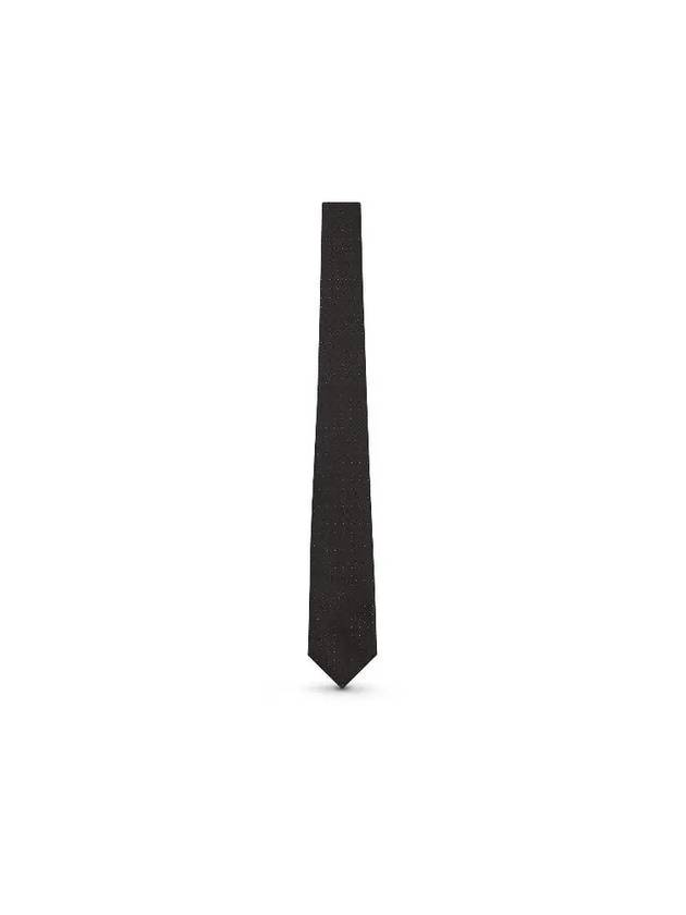 Men's Monogram Gold Tie Black - LOUIS VUITTON - BALAAN 1