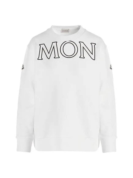 8G00029 809KX 034 White Women's Sweatshirt - MONCLER - BALAAN 2