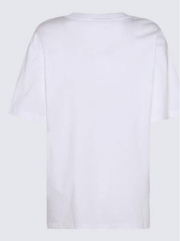 Relaxed Power of Sun Cotton Short Sleeve T-Shirt White B0481010388 - GANNI - BALAAN 3