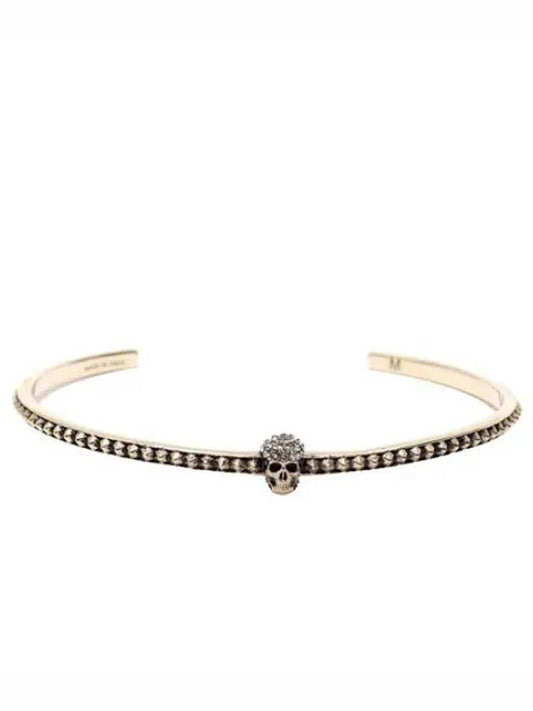 Pave skull embellished bracelet - ALEXANDER MCQUEEN - BALAAN 1