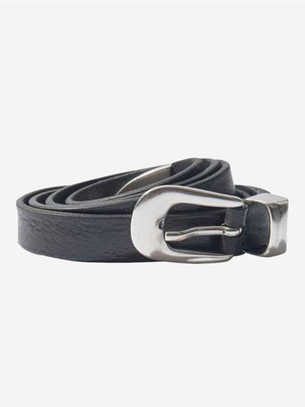 Men's 2cm Leather Belt Black - OUR LEGACY - BALAAN 3