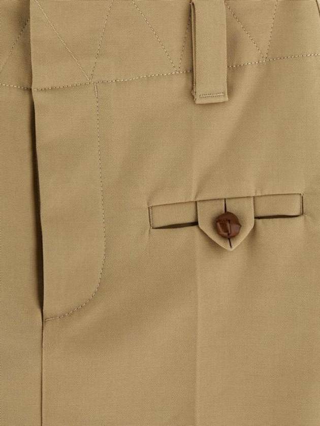 Pocket H-Line Skirt Beige - BOTTEGA VENETA - BALAAN 4