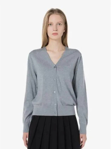 Women s V neck soft wool spring and fall cardigan AF110E 54N CCA domestic product GQ2N24071971570 - LACOSTE - BALAAN 1