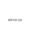 Coco Crush Quilted Diamond Motif White Gold Ring Silver - CHANEL - BALAAN 1