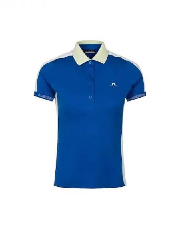 Golf Women s Damai Short Sleeve Polo T Shirt Nautical Blue Domestic Product GR5Y24071185674 - J.LINDEBERG - BALAAN 1