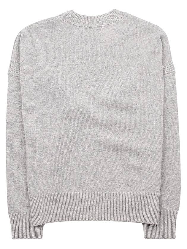 Maison Kitsune Women's Foxhead Logo Knit LW00815KT1063 LGM - MAISON KITSUNE - BALAAN 2