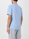 Logo Short Sleeve T-shirt Blue - BRUNELLO CUCINELLI - BALAAN 5