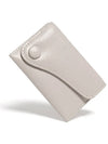 Saddle Slim Mini Transportation Card Wallet Warm Gray - LE MASQUE - BALAAN 2