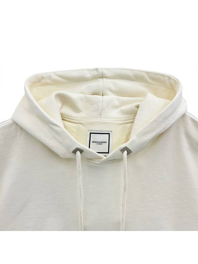 Swaying Flower Back Logo Hoodie Ivory - WOOYOUNGMI - BALAAN 5