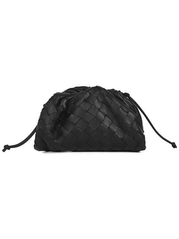 Intrecciato Mini Pouch Bag Black - BOTTEGA VENETA - BALAAN 5