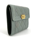 Boy caviar gold bifold wallet - CHANEL - BALAAN 3