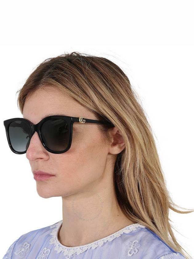 Eyewear Gold Logo Sunglasses Black - GUCCI - BALAAN 3