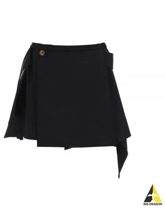Meghan Kilt Unbalance Skirt Black - VIVIENNE WESTWOOD - BALAAN 2