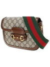 Horsebit 1955 GG Supreme Canvas Mini Bag Beige Ebony - GUCCI - BALAAN 3