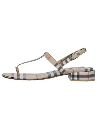 Vintage Check Lambskin Sandals Archive Beige - BURBERRY - BALAAN 2