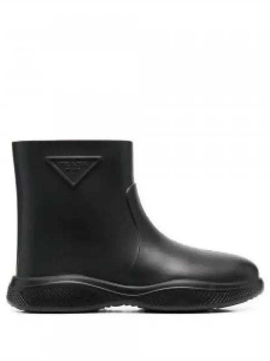 embossed logo ankle boots black - PRADA - BALAAN 2