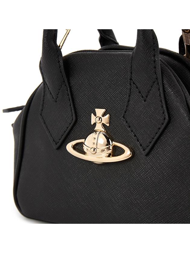 ORB Plaque Small Tote Bag Black - VIVIENNE WESTWOOD - BALAAN 8