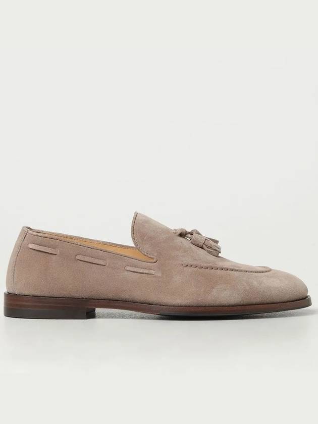 Tassel Detail Suede Loafers Beige - BRUNELLO CUCINELLI - BALAAN 2