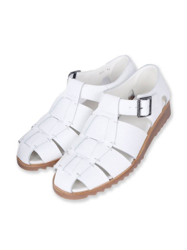 Pacific Buckle Gladiator Sandals White - PARABOOT - BALAAN 1