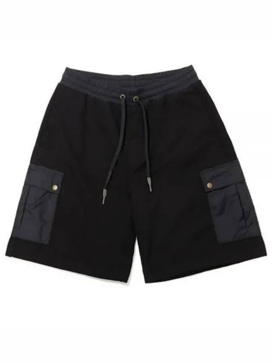 Cargo Pocket Shorts Black - MONCLER - BALAAN 2
