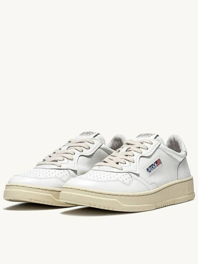 Medalist Leather Low Top Sneakers White - AUTRY - BALAAN 2