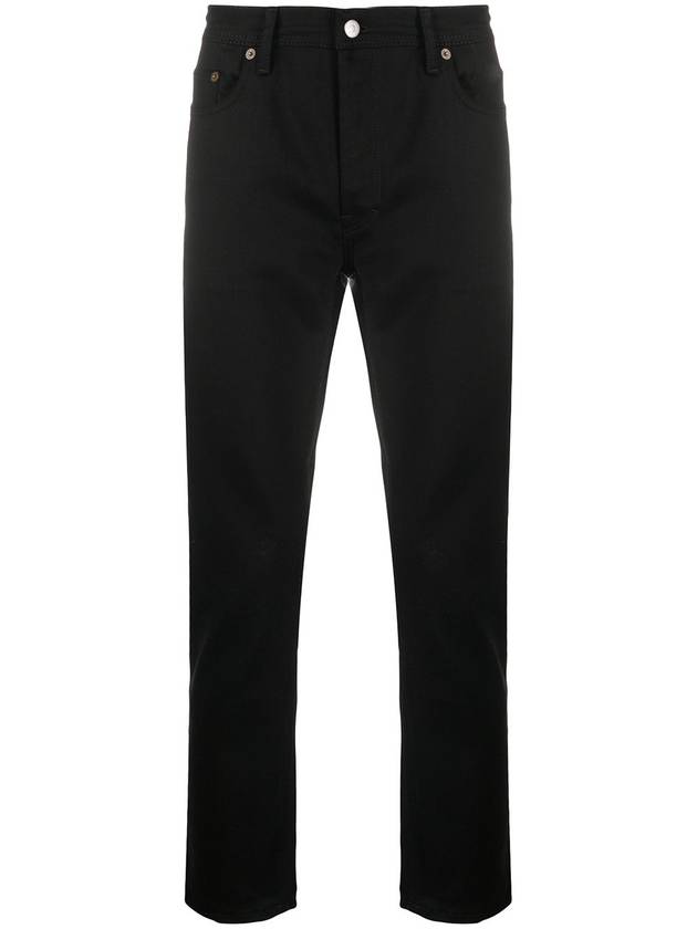 Men's Slim Tapered Crop Jeans Black - ACNE STUDIOS - BALAAN 1