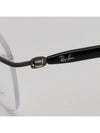 Glasses Frame RB8769 1128 Titanium Rimless LightRay - RAY-BAN - BALAAN 5